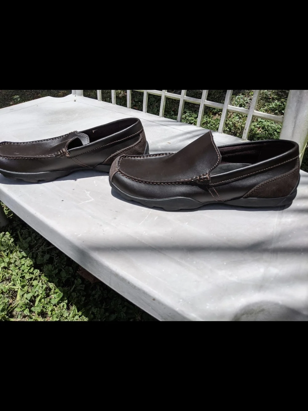Men's Brown Slip-On Loafers -